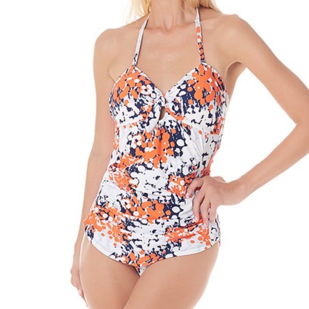 💦SEA & SAND Coral Floral Swimsuit